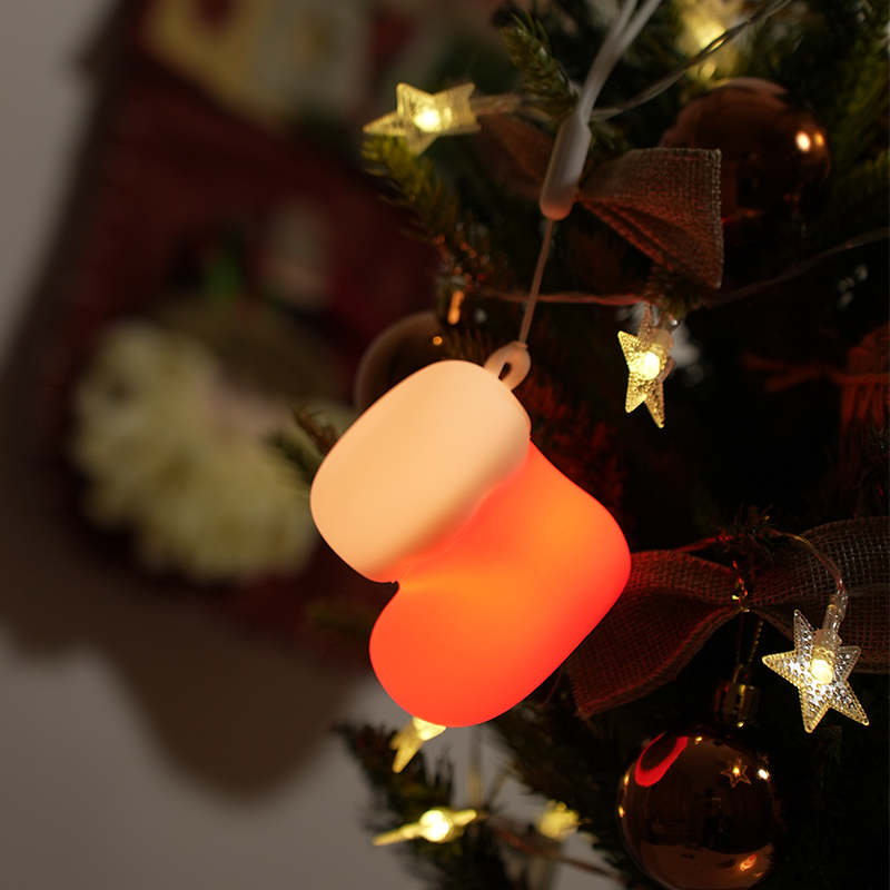 Christmas Stocking Hanging - Ornement de Noël en silicone à