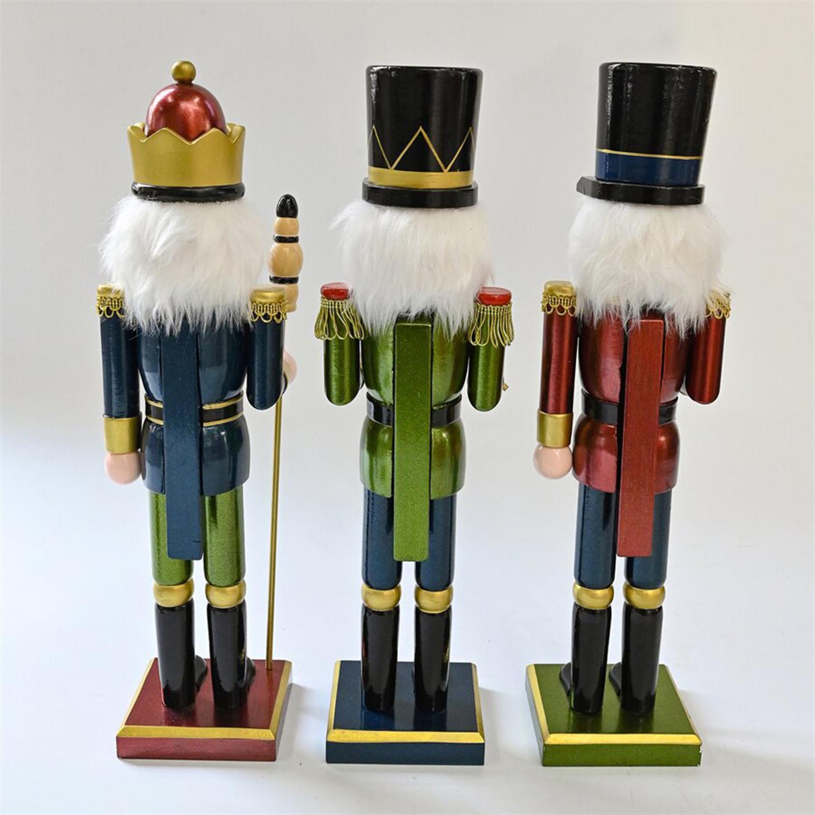 Nutcracker Figurine - Figurine décorative en bois représentant un