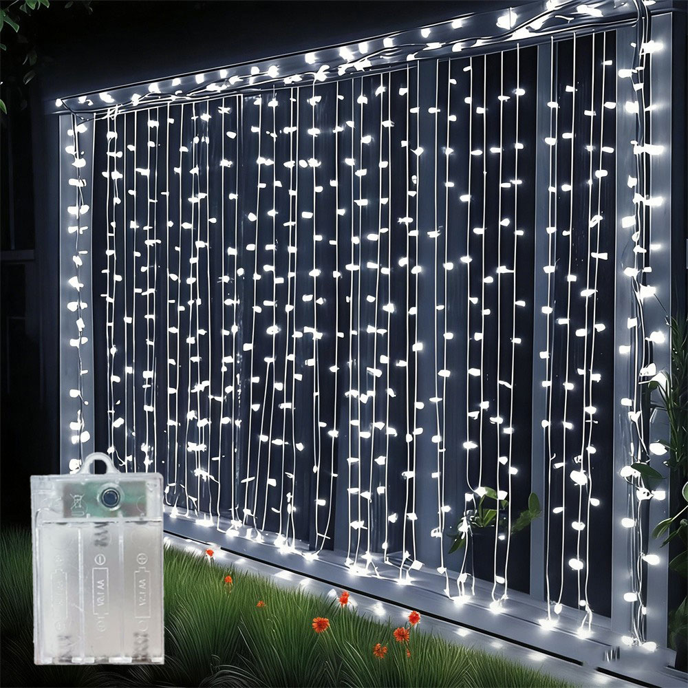 Led Fairy String Lights - Guirlande lumineuse à LED pour rideaux,