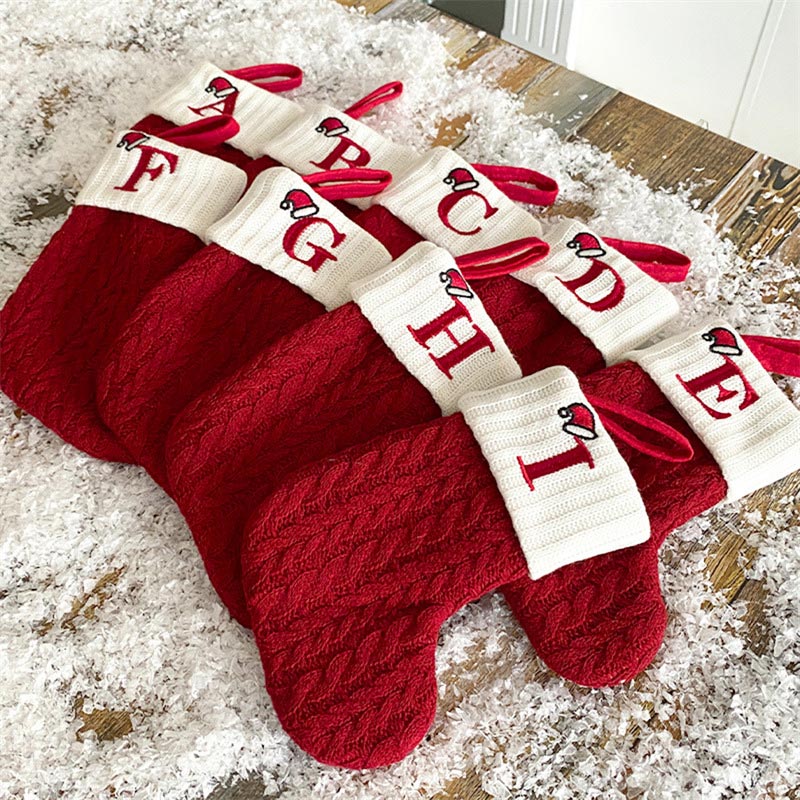 Chaussettes de noël tricot flo - Christmas Stocking Hanging avis et prix
