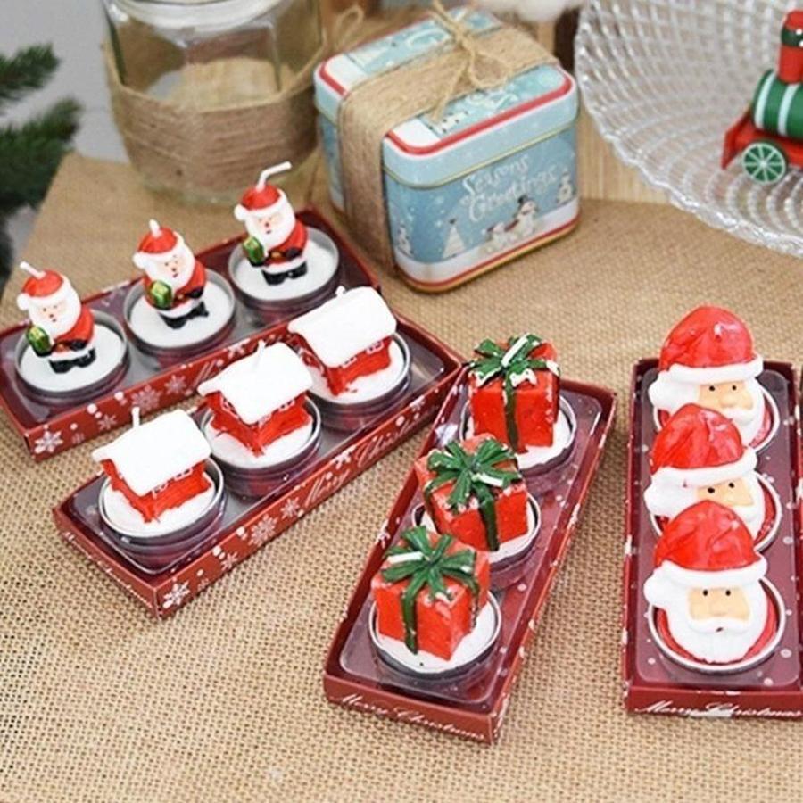 Ensemble de 3 bougies décorati - Holiday Candle Set avis et prix
