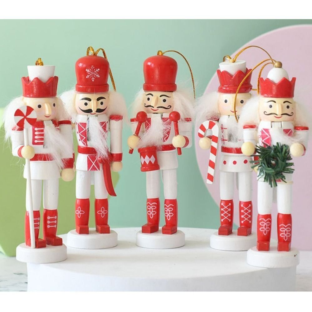 5 pièces, artisanat de Noël, c - Nutcracker Figurine avis et prix